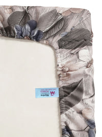 Myntra Elegant Homes Multicoloured Floral 300 TC King Bedsheet with 2 Pillow Covers
