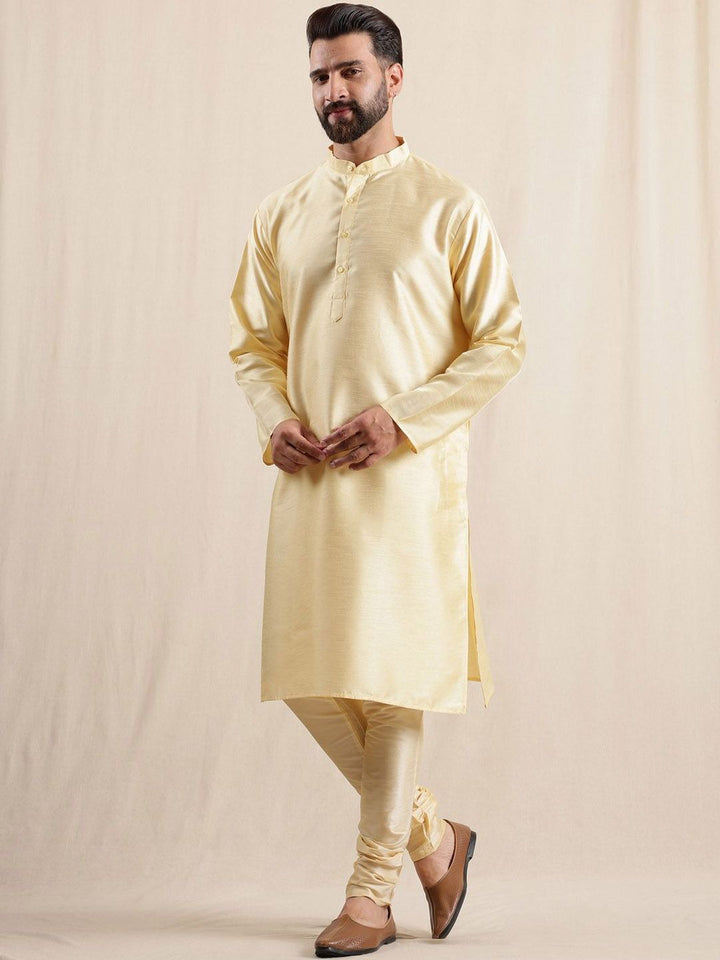 Anouk Men Regular Kurta with Pyjamas With Woven Nehru Jacket