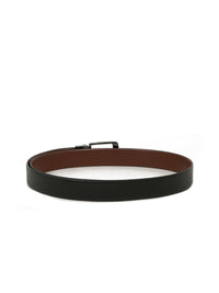 Teakwood Leathers Men Textured Leather Reversible Formal Belt