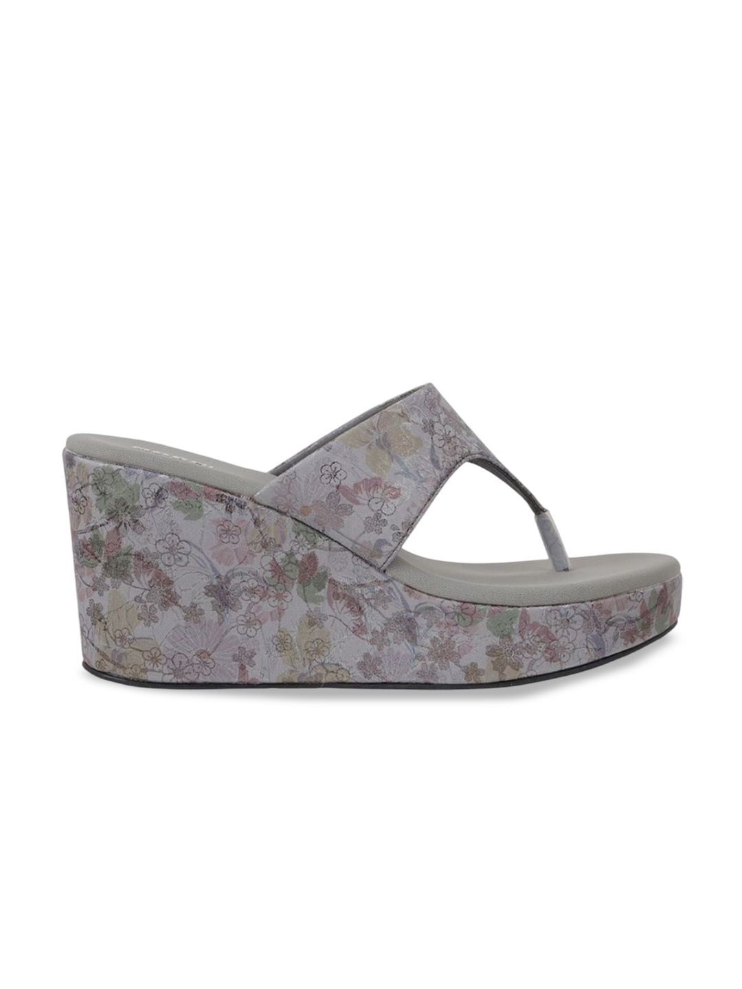 Mochi Printed Wedge Sandals