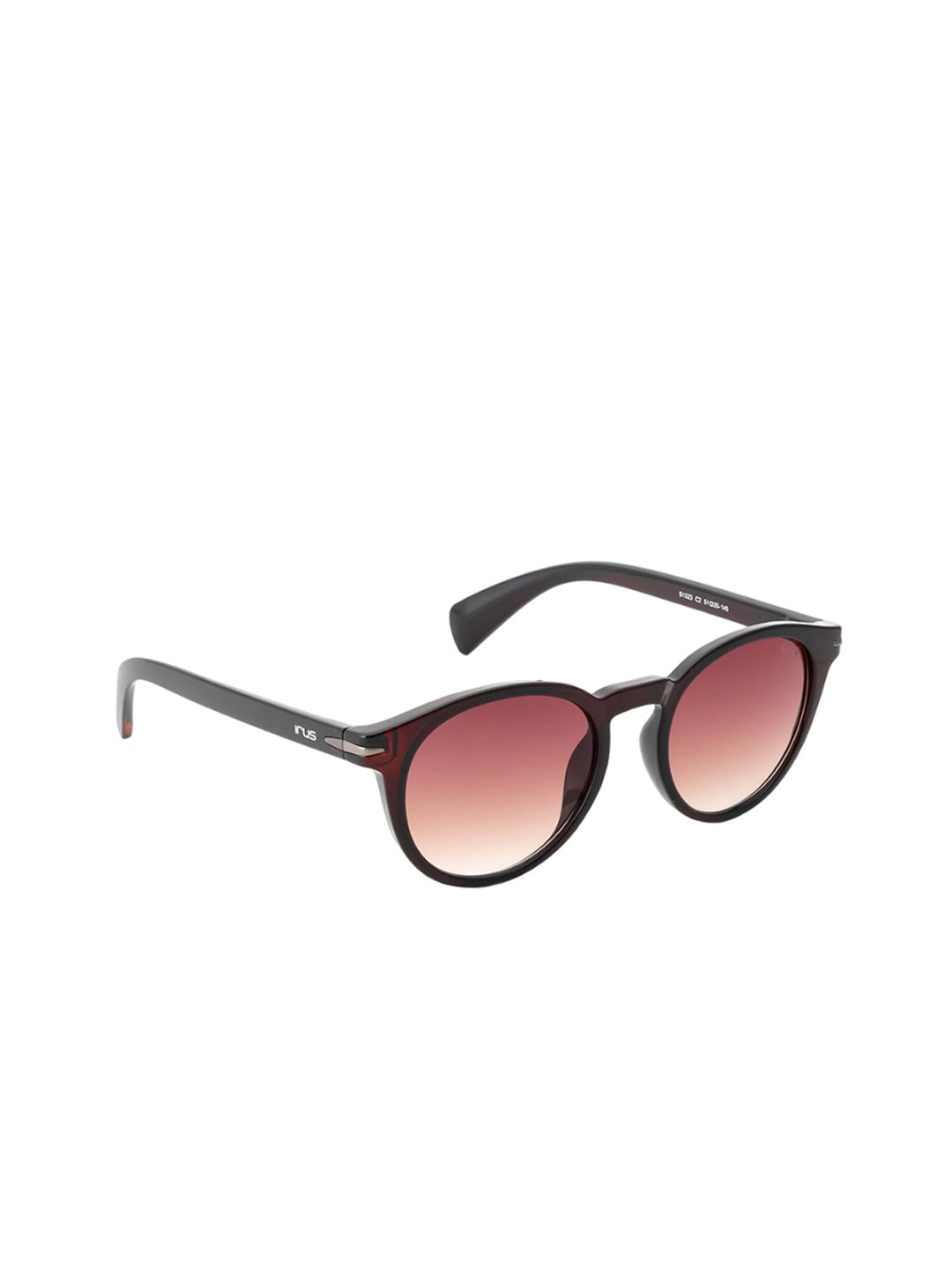 IRUS by IDEE Men Round Sunglasses with UV Protected Lens IRS1323C2SG