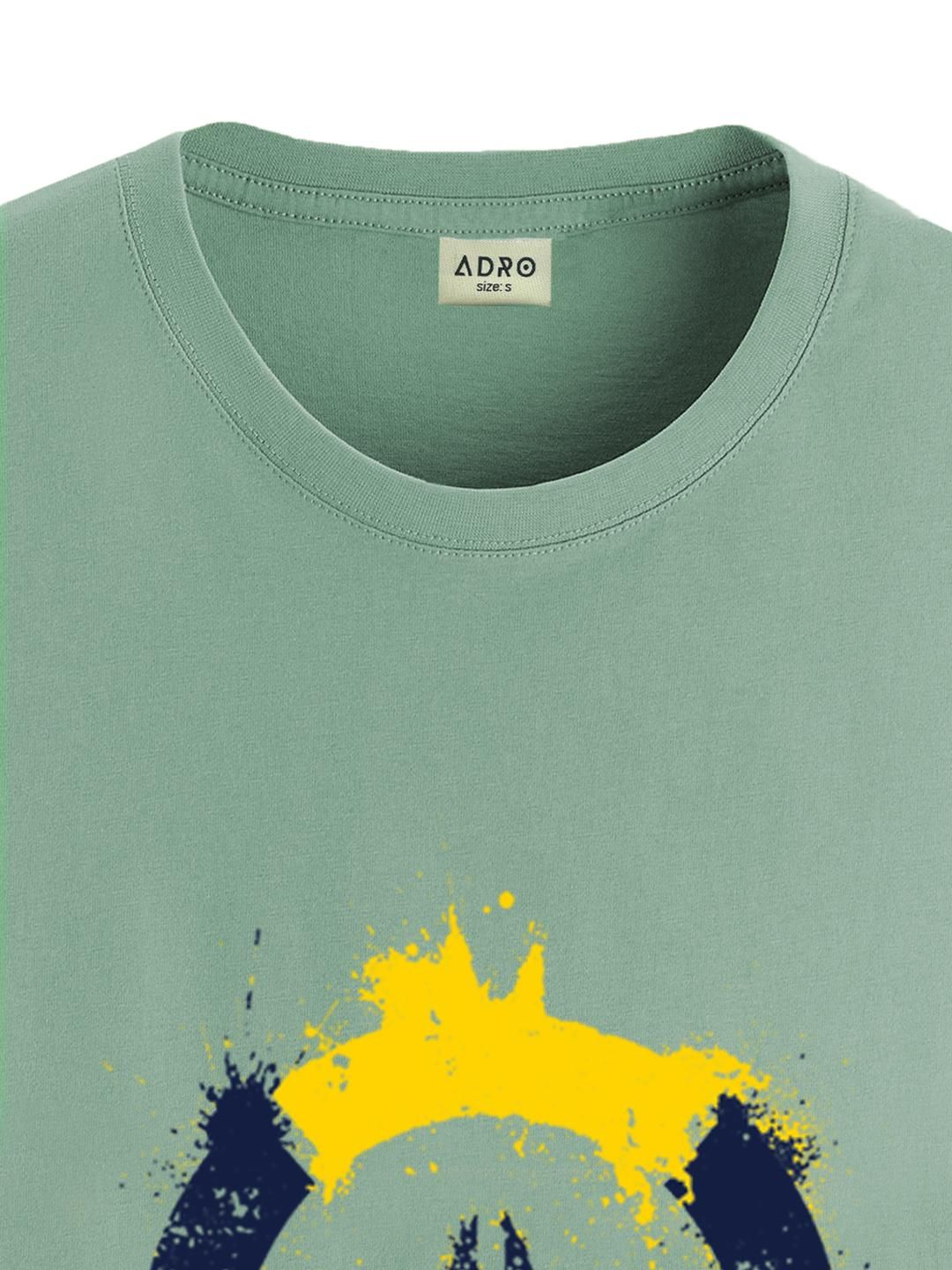 ADRO Men Sea Green Tshirts