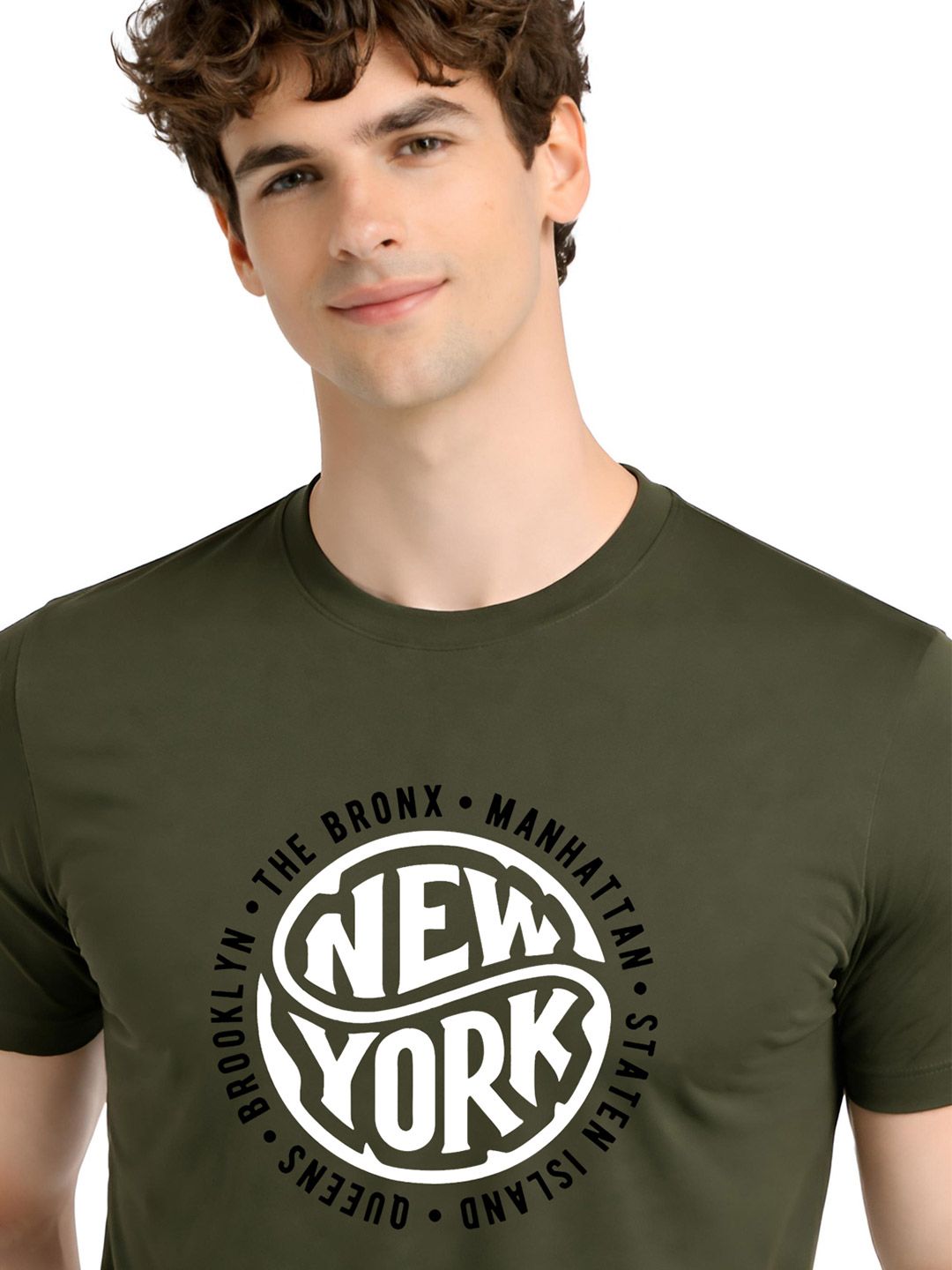 ADRO Men Typography Printed T-shirt
