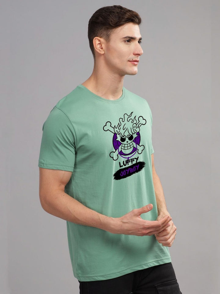 ADRO Men Printed Applique T-shirt