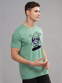 ADRO Men Printed Applique T-shirt