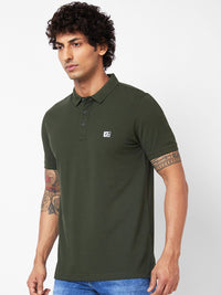 SPYKAR Polo Collar Slim Fit T-shirt