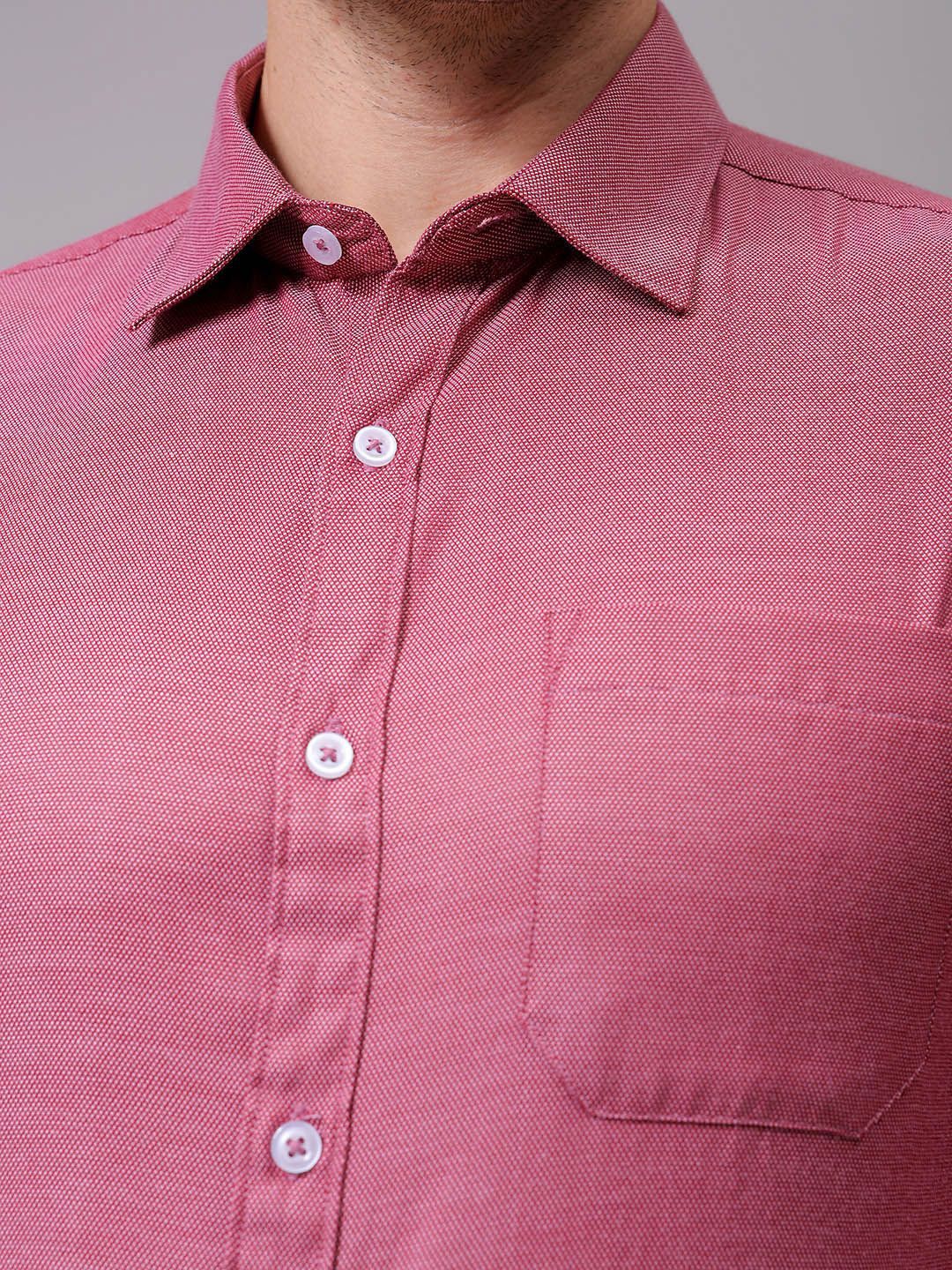 The Indian Garage Co. X Luxe Men Slim Fit Opaque Formal Shirt