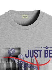 ADRO Men Grey Melange Tshirts