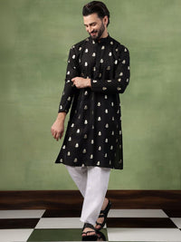 SOJANYA Men Floral Printed Kurta
