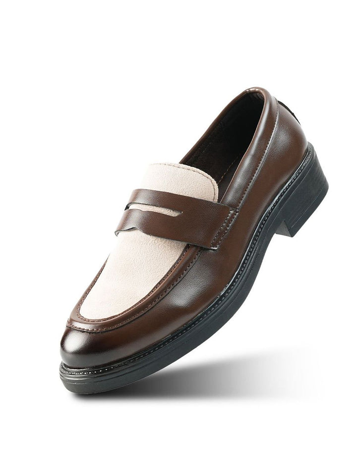 MONKSTORY Cosmopolitan Contrast Penny Loafers