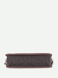 ZOUK Bristel Printed Baguette Handheld Bag