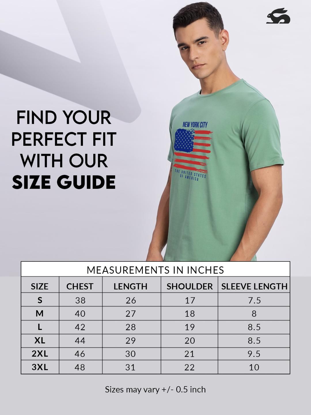 ADRO Men Sea Green Tshirts