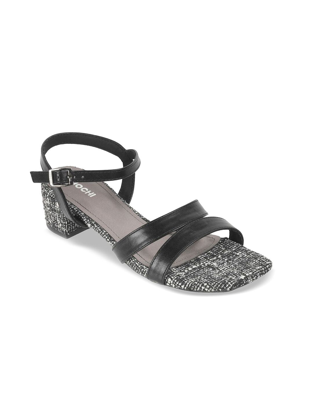 Mochi Women Embellished Block Heel Pumps
