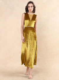 Rareism Women Fit & Flare Cotton Dress