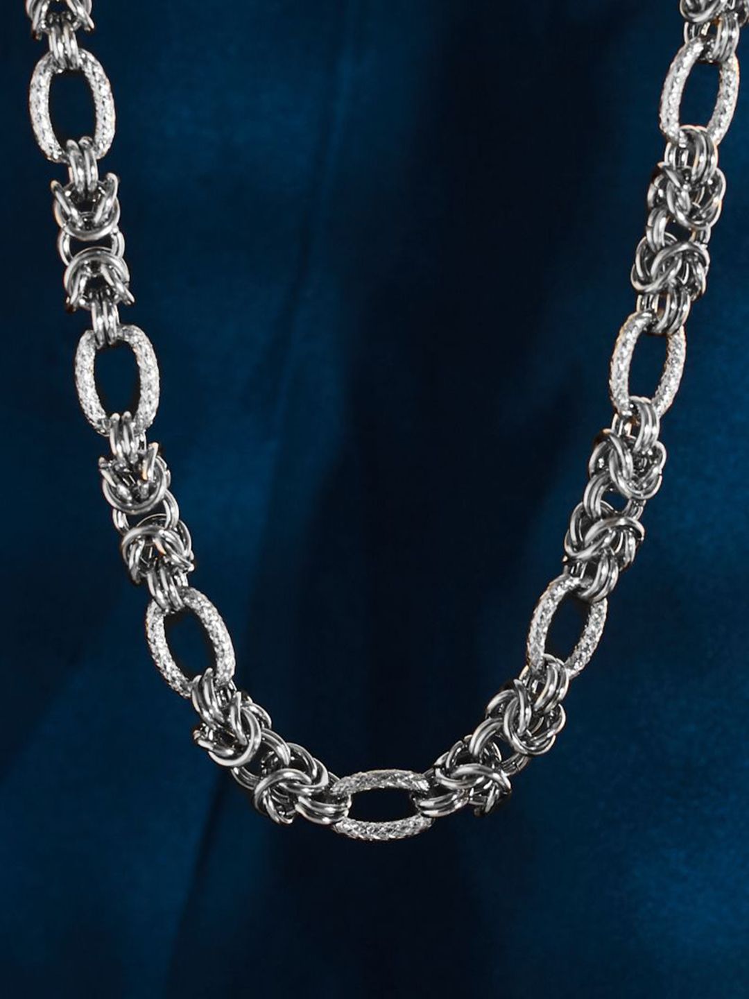 Kalung rantai pautan keluli tahan karat asin