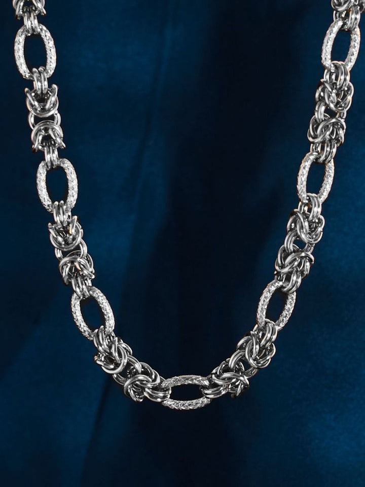 Kalung rantai pautan keluli tahan karat asin