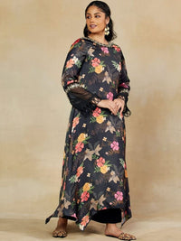 Mamicha Printed Round Neck Kurta Set