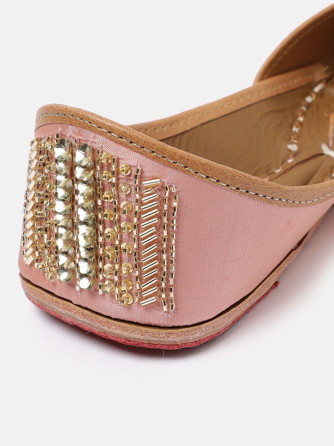 House of Pataudi Sequin Embellished Mojaris