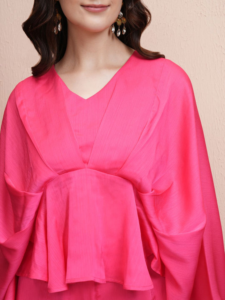 Vishudh V-Neck Top & Palazzo