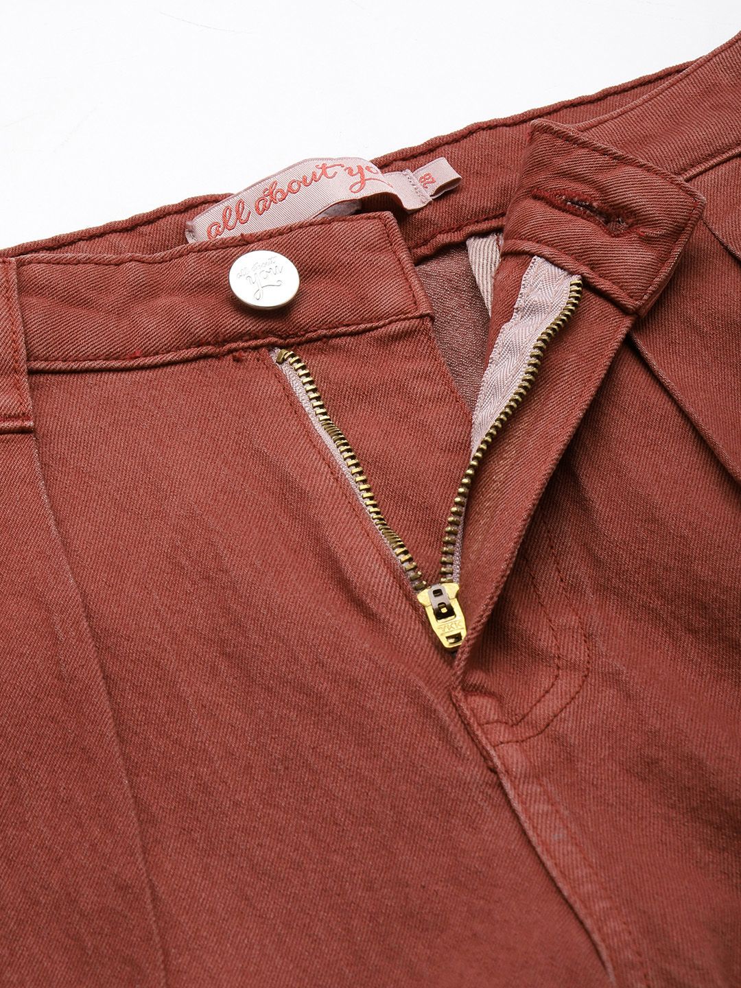 all about you Women Wide Leg High-Rise Stretchable Jeans