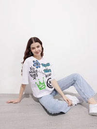 DressBerry Expression Queen Conversational Printed T-shirt