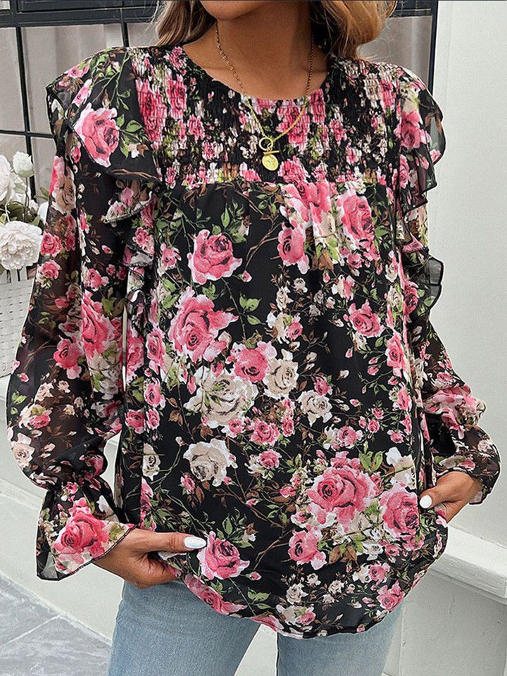 Semua Mengenai Anda Wanita Floral Dicetak A-Line Top