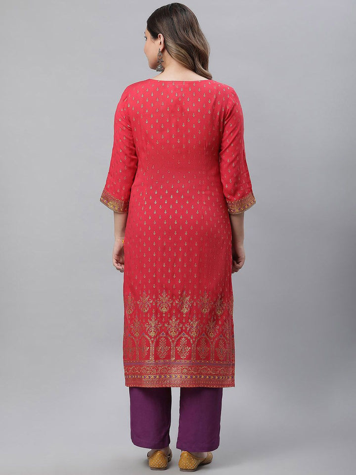 AURELIA Women Geometric Printed Kurta