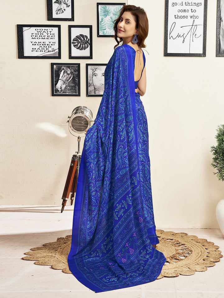 KALINI Paisley Dabu Saree