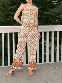 DressBerry Its Holiday Vibes Palm Paradise Top & Trousers Co-Ords