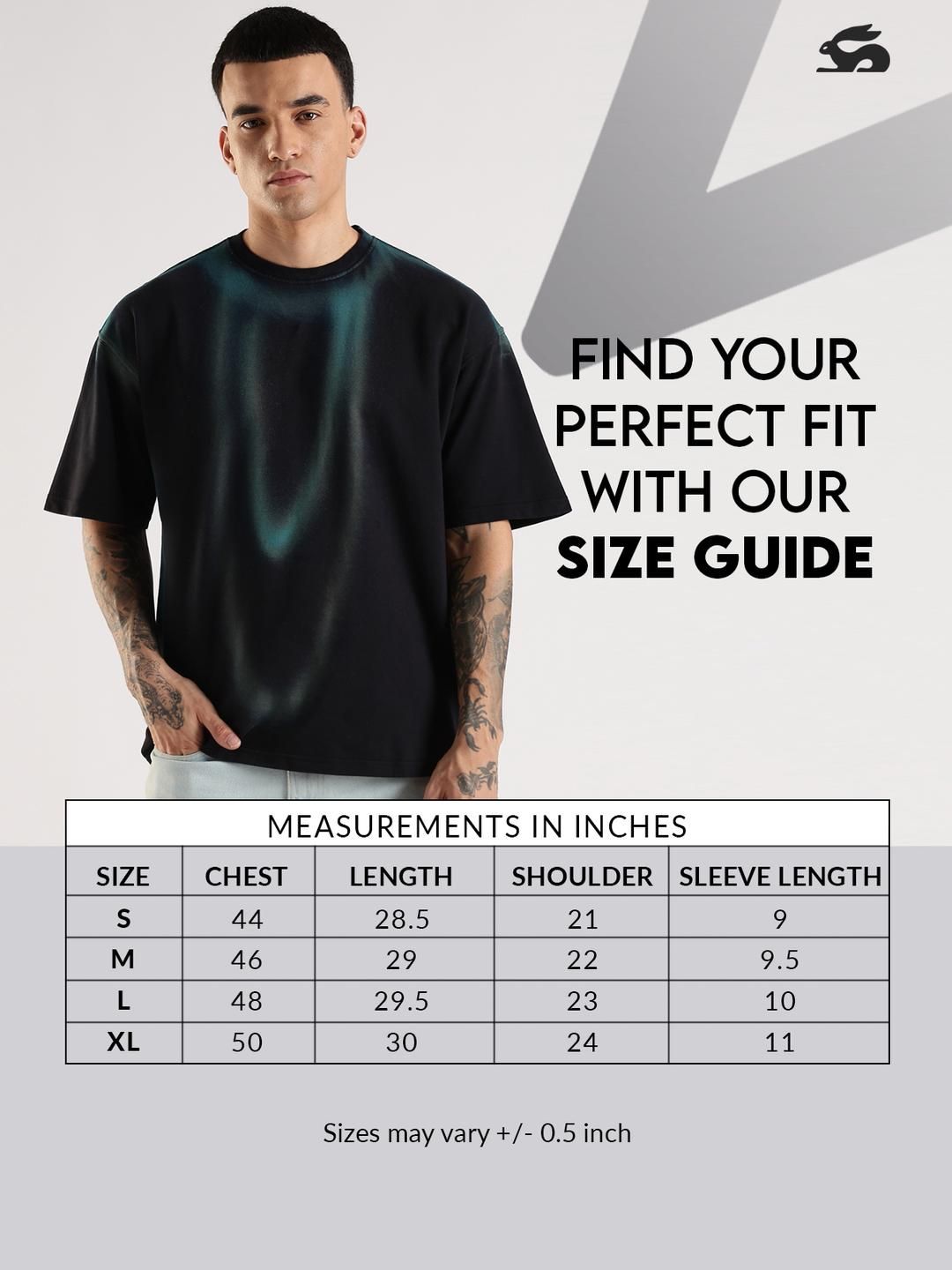 ADRO Men Black Tshirts