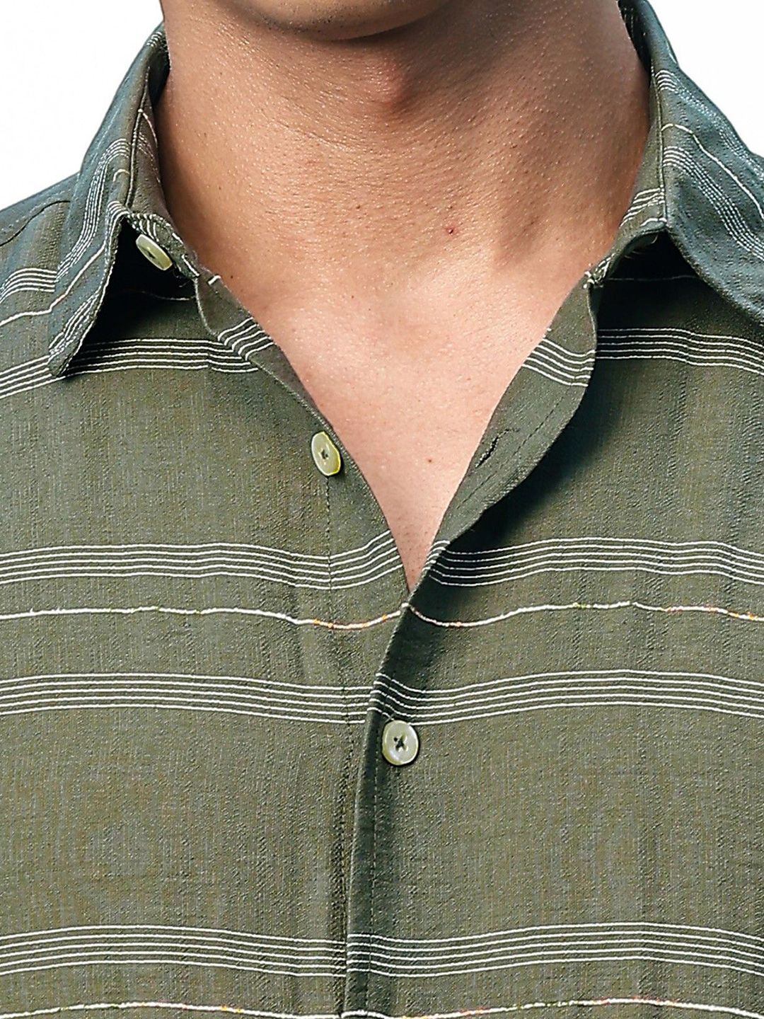 Thomas Scott Striped Spread Collar Long Sleeves Premium Slim Fit Shirt