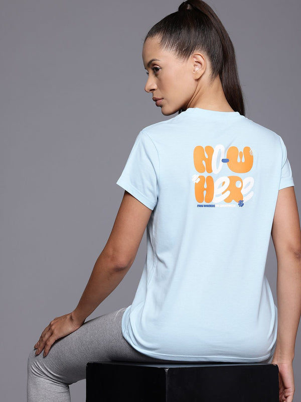 HRX oleh Hrithik Roshan Typography Cetak T-Shirt Gaya Hidup