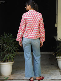 House of Chikankari Women Floral Quilted Jacket