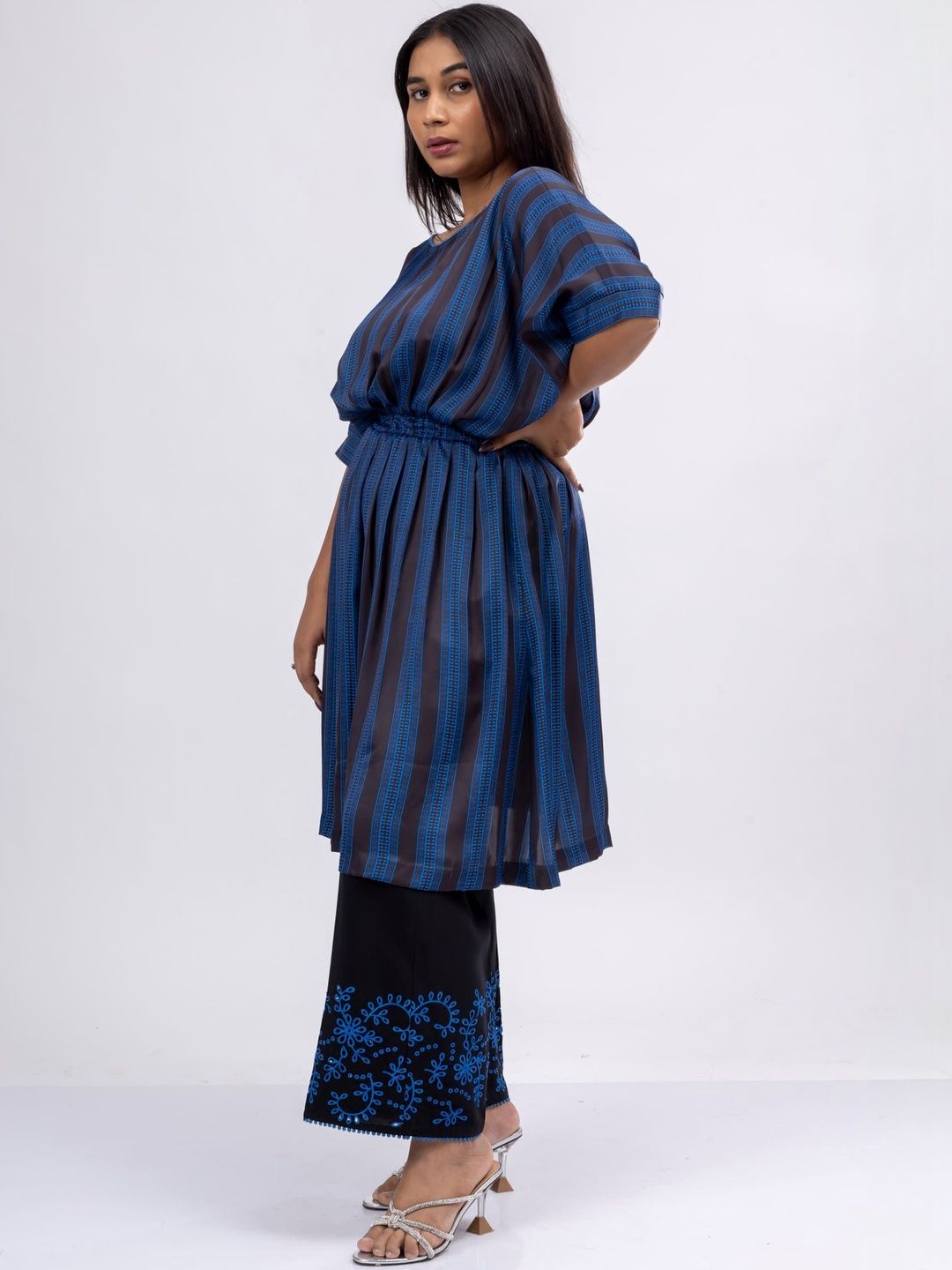 Mamicha Printed Round Neck Top & Trousers Co-Ords