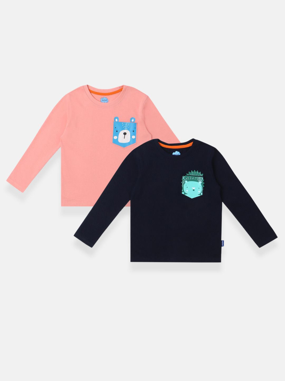 Nauti Nati Boys Bio Finish Graphic Printed Round Neck Cotton T-shirts
