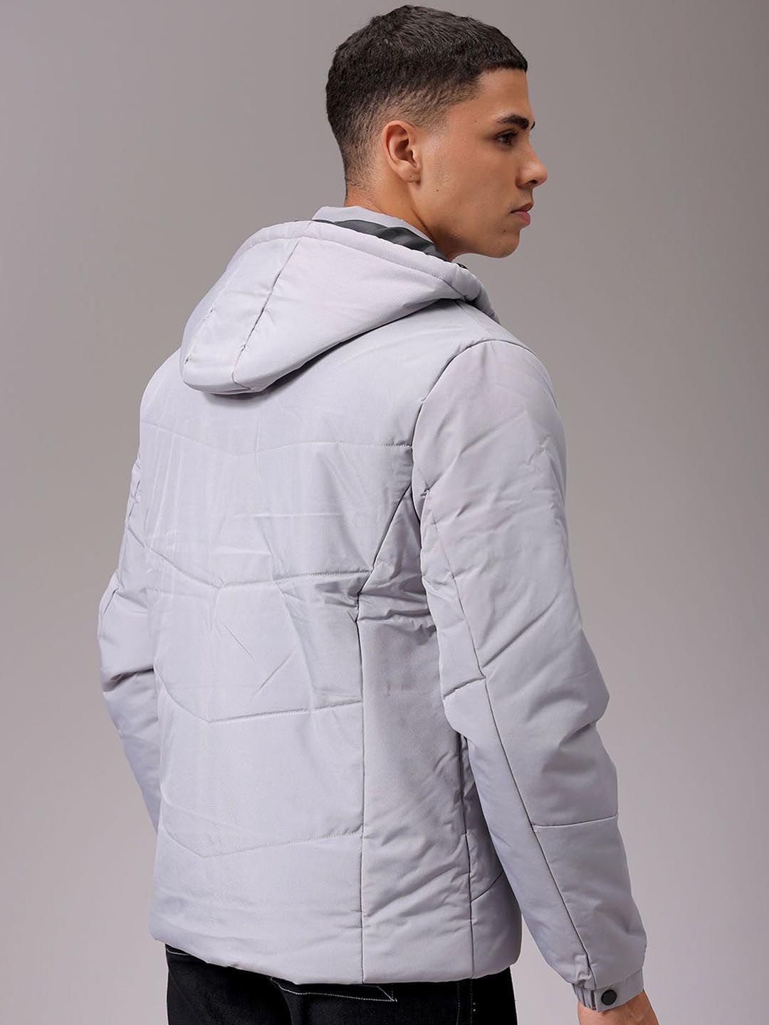 The Indian Garage Co Men Hooded Slim Fit Puffer Jacket