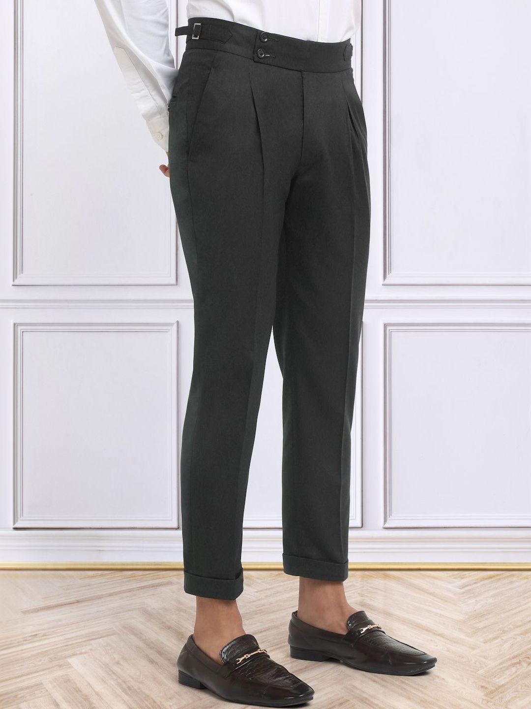 Moda Rapido Men Slim Fit Easy Wash Trousers