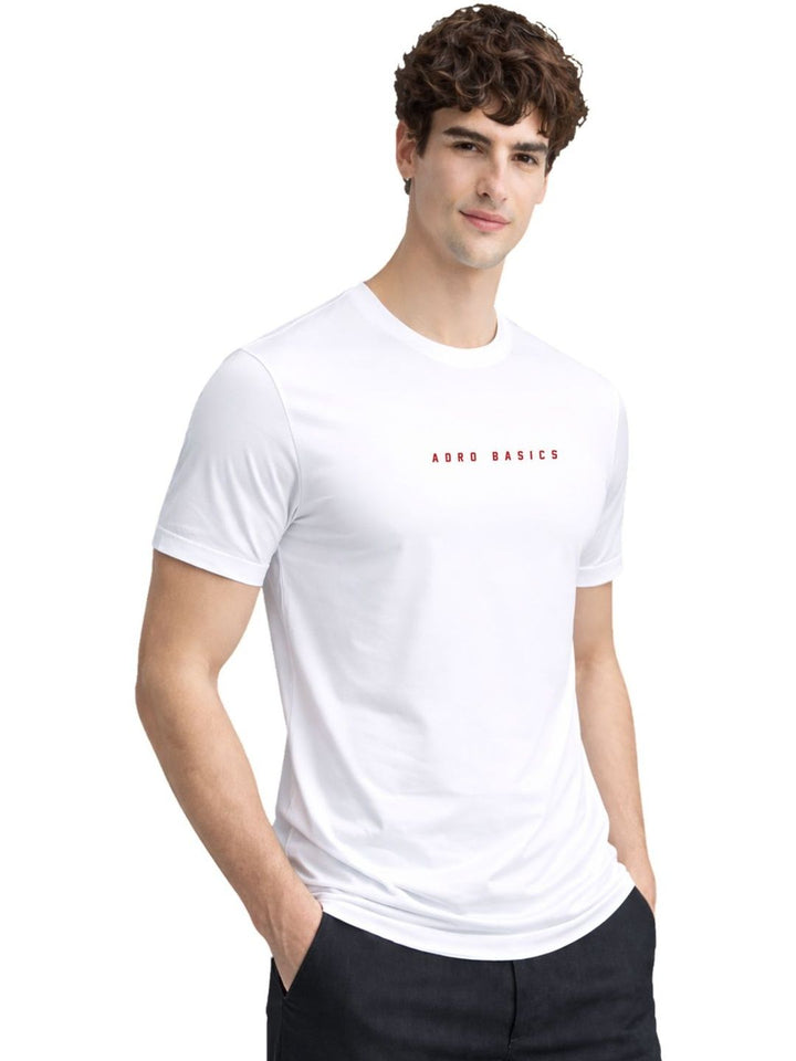 ADRO Men Brand Logo Printed T-shirt