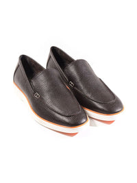 MONKSTORY Escape Walk Slip-On Loafers - Kening Gelap