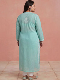 House of Chikankari Women Ethnic Motifs Embroidered Chikankari Kurta
