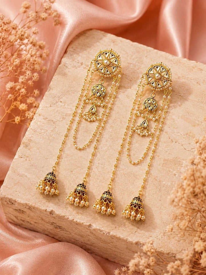PANASH Circular Drop Earrings