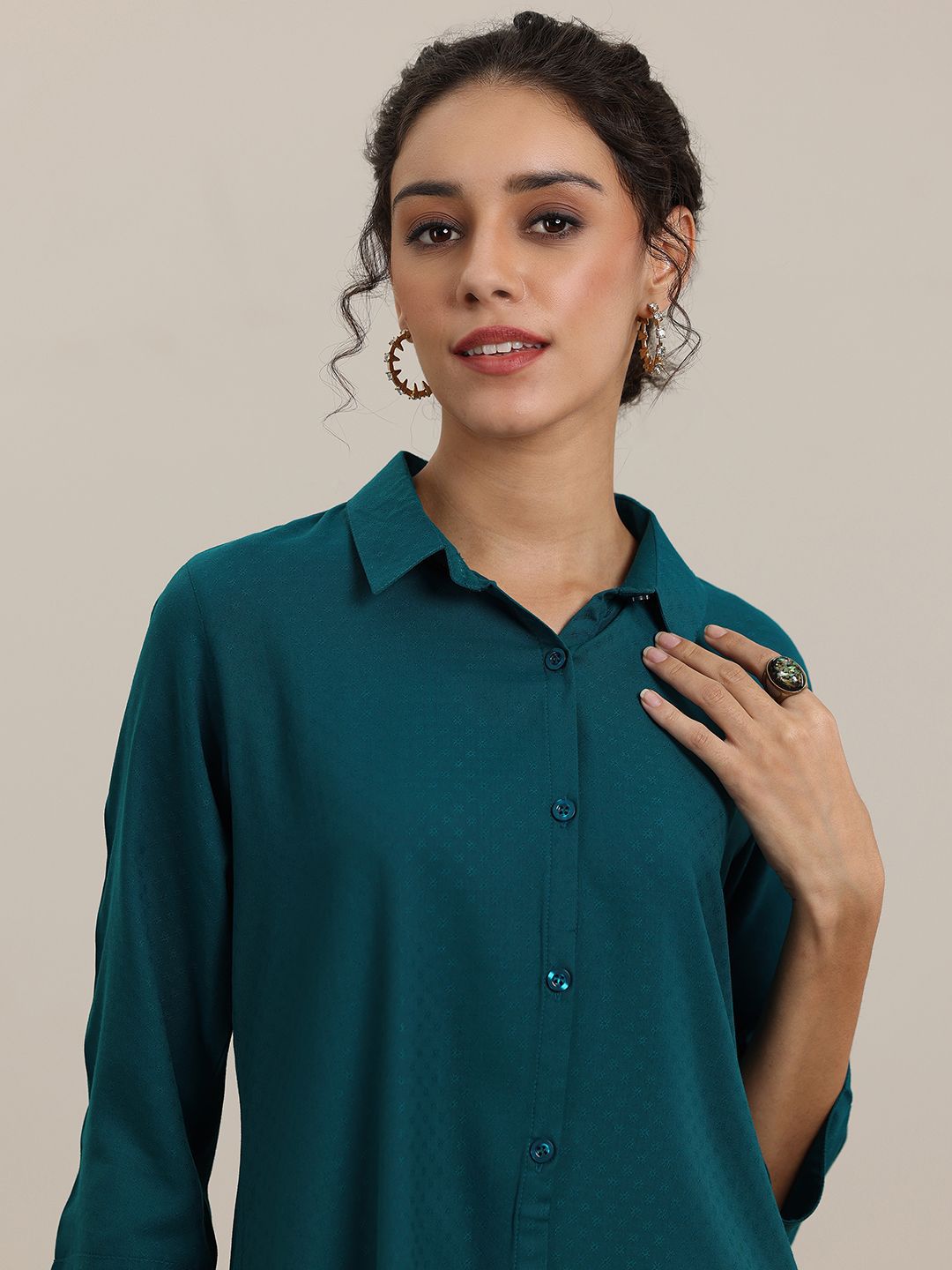 Libas Shirt Collar Tunic
