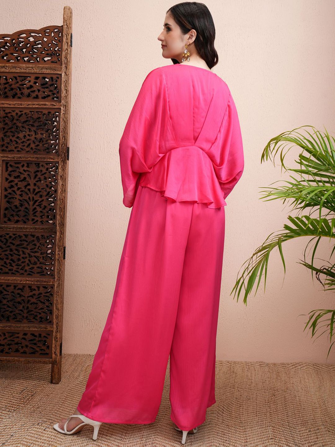 Vishudh V-Neck Top & Palazzo