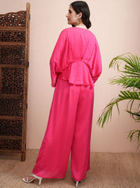 Vishudh V-Neck Top & Palazzo