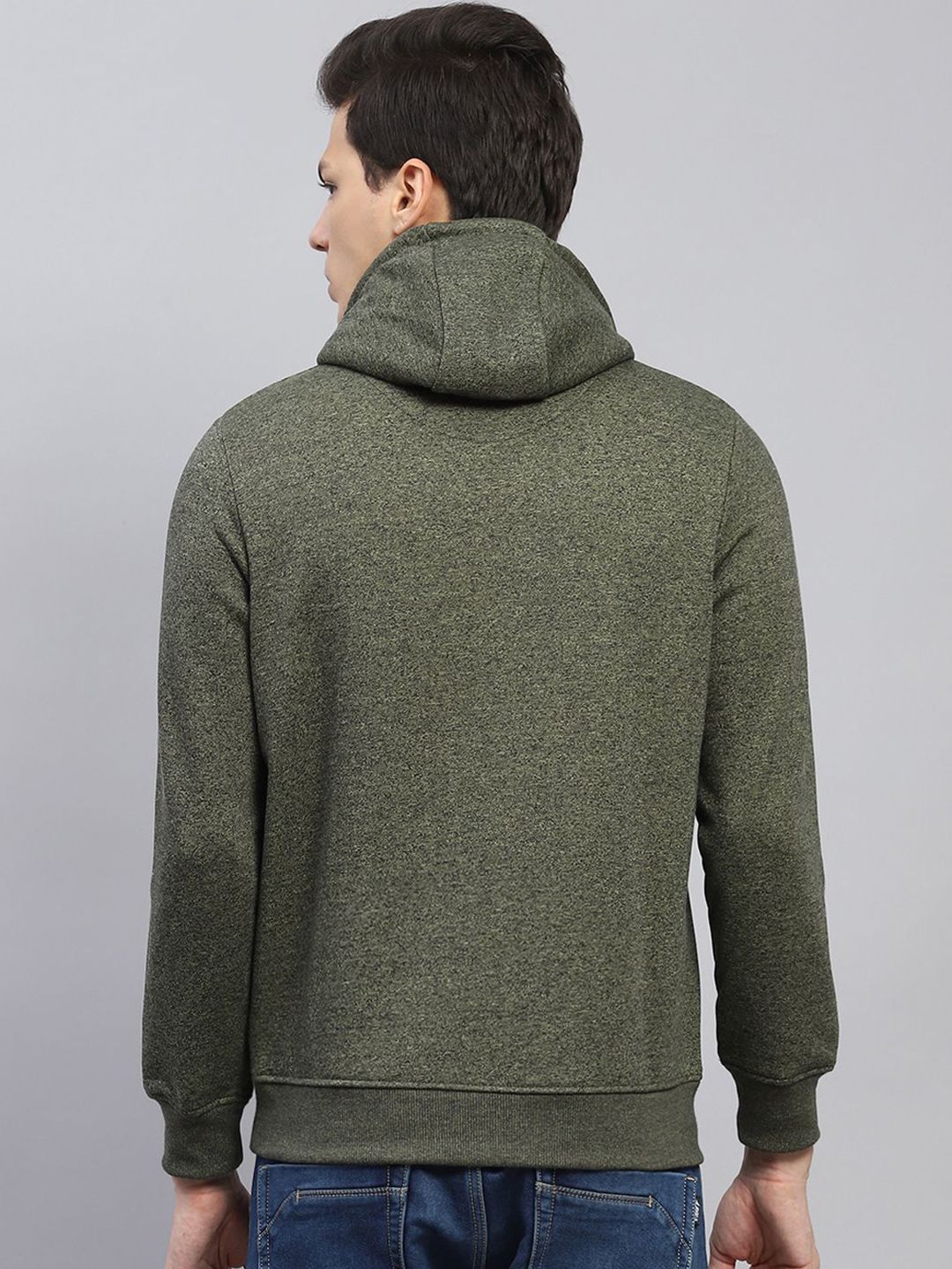 Monte Carlo Men Typography Printed Cotton Hooded Sweatshirt