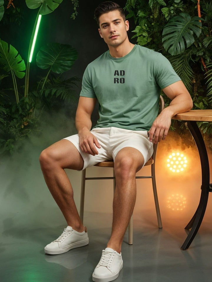 ADRO Men Regular Fit Printed T-shirt