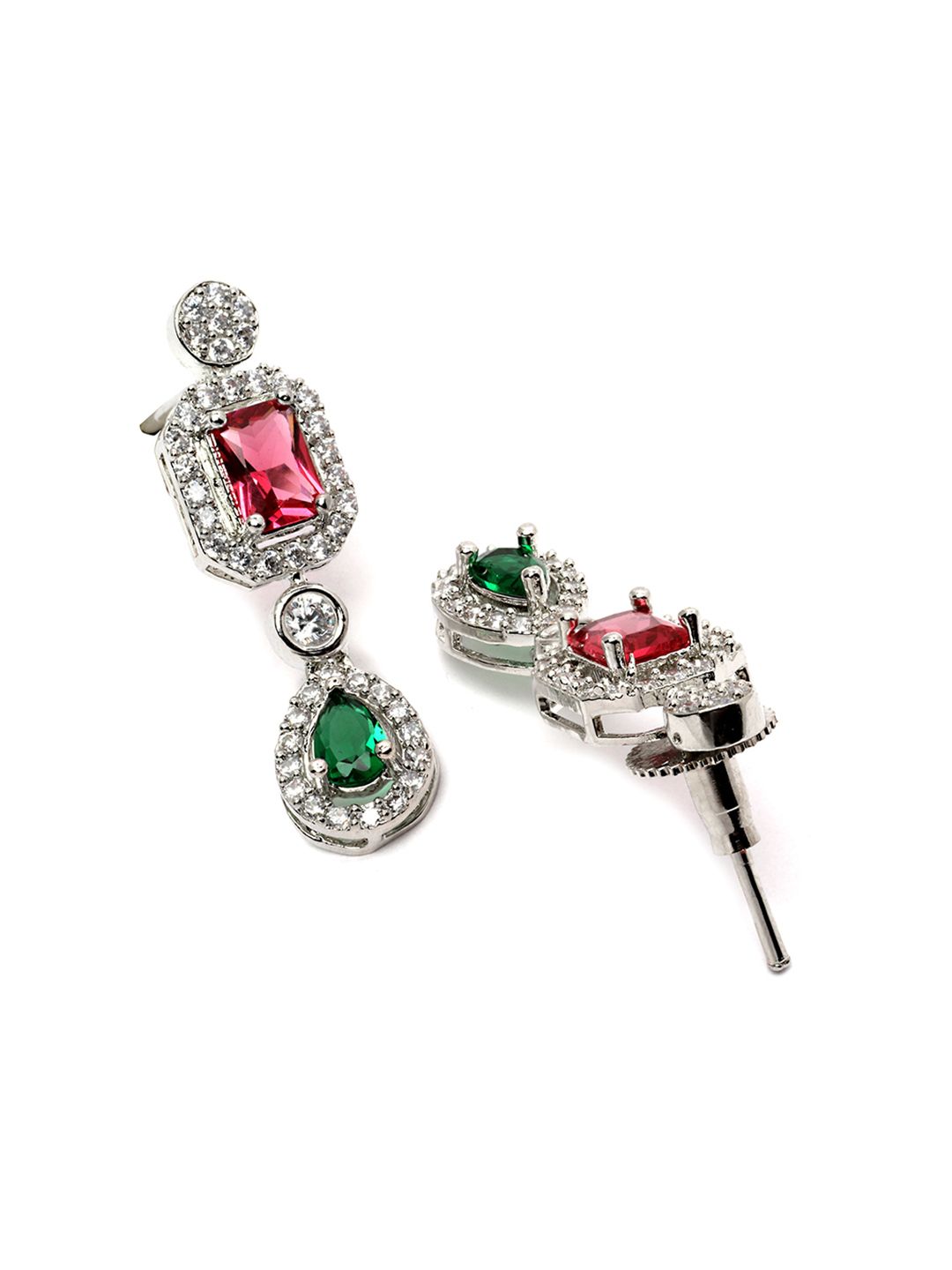 KARATCART Cubic Zirconia Studded Alloy Jewellery Set