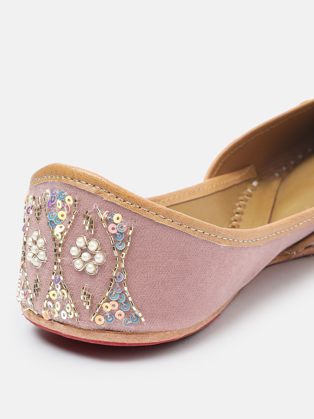House of Pataudi Women Ethnic Embellished Mojaris