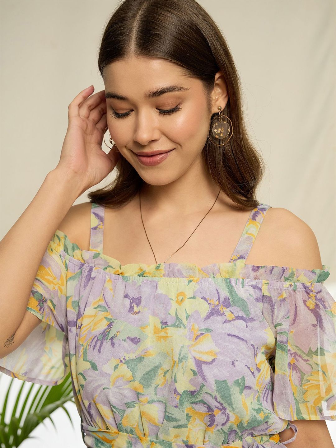 Berrylush Printed Basic Jumpsuit