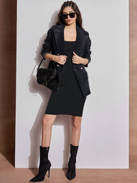 SASSAFRAS Comfort-Fit Double-Breasted Blazer